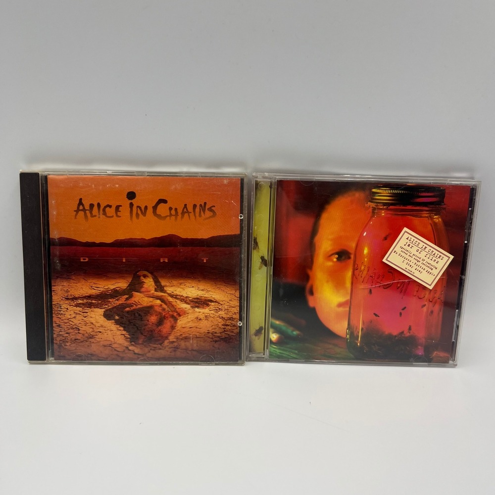 Alice In Chains CD Lot Dirt and Jar of Flies Grunge Rock 90s Columbia Records